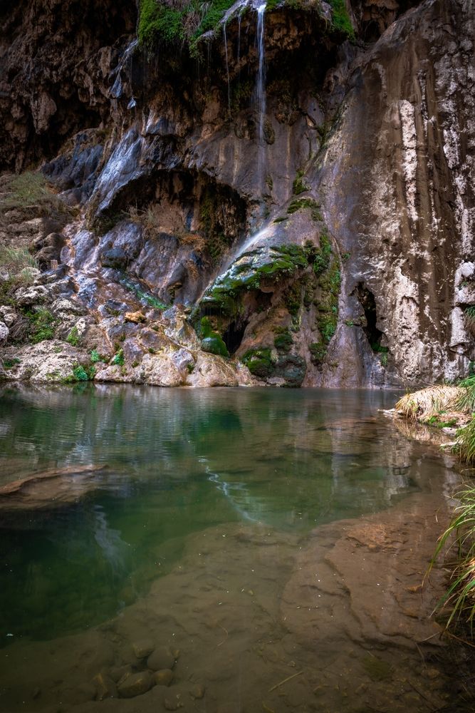 Scenic view of Sitting Bull Falls