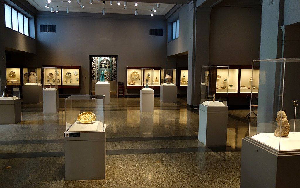 Exhibit inside the Cincinnati Art Museum