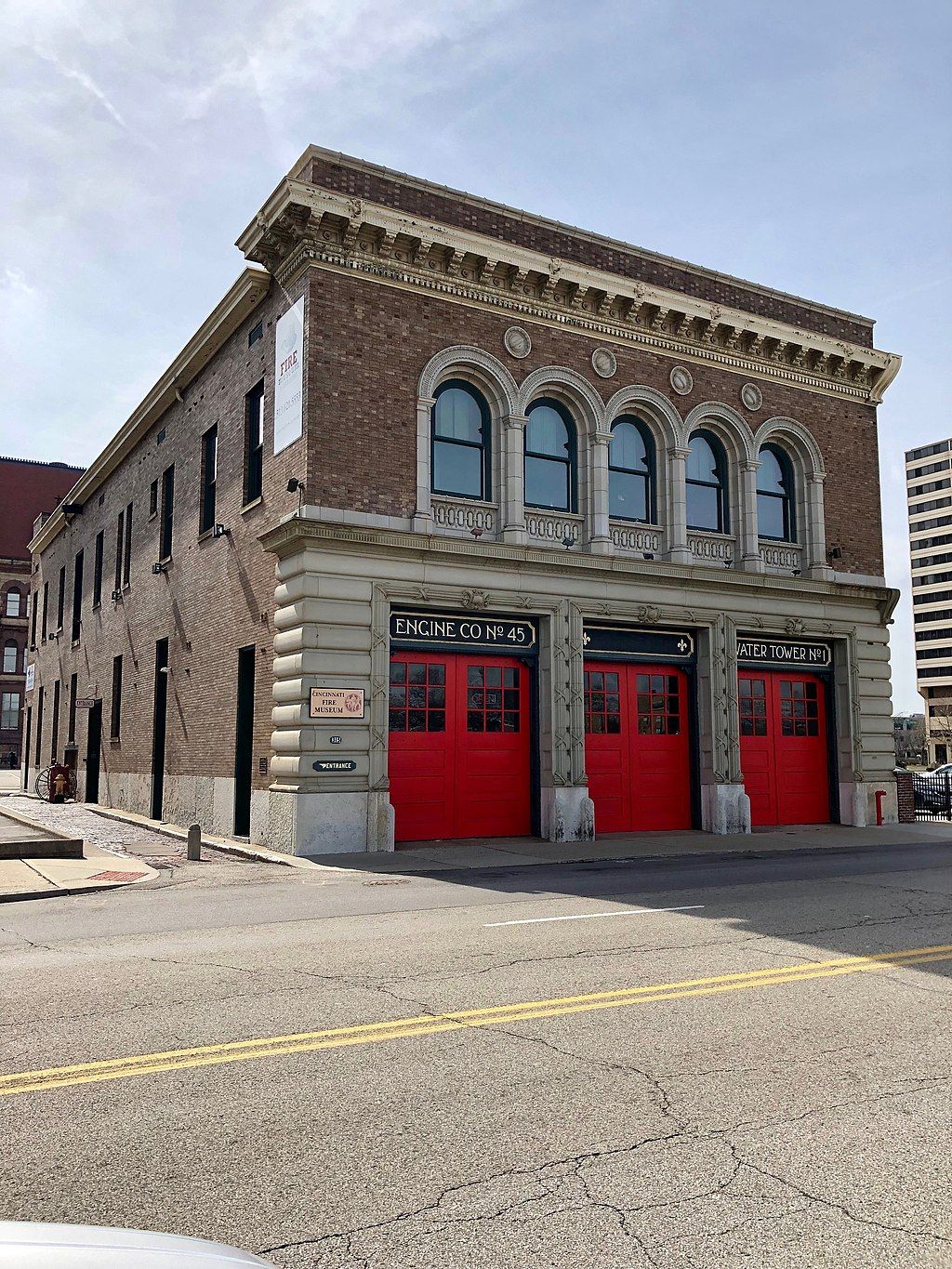 Exterior of the Cincinnati Fire Museum