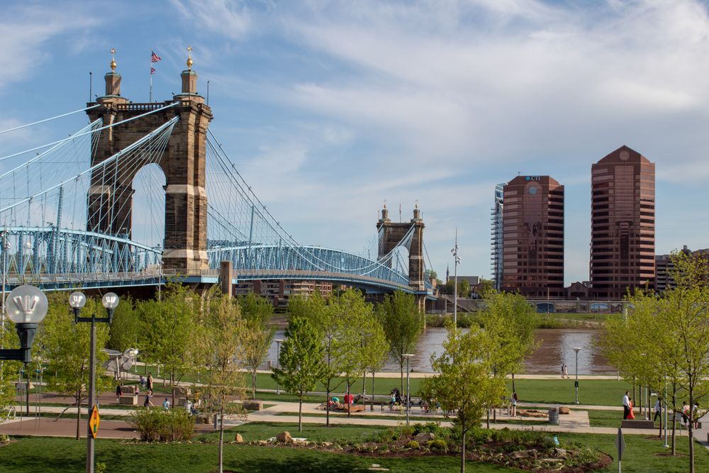 Daytime view of Smale Riverfront Park