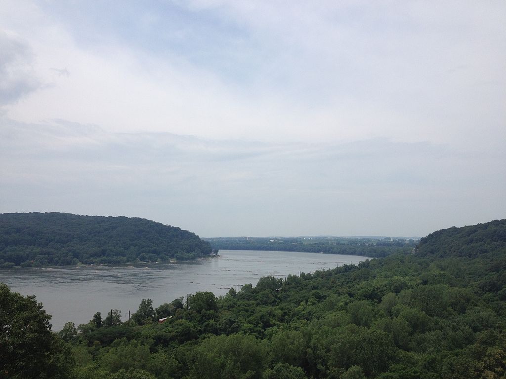 The view from a hill at Chickies Rock County Park