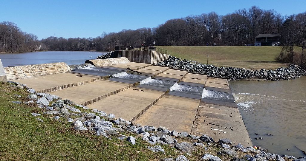 Lake Elkhorn's spillway