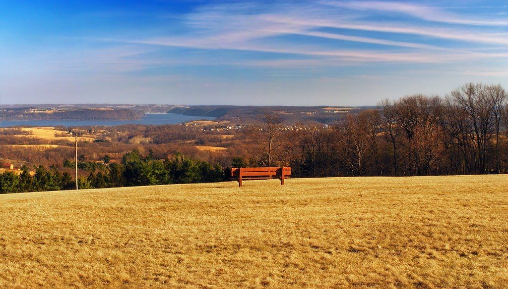 The open space of Samuel S Lewis State Park