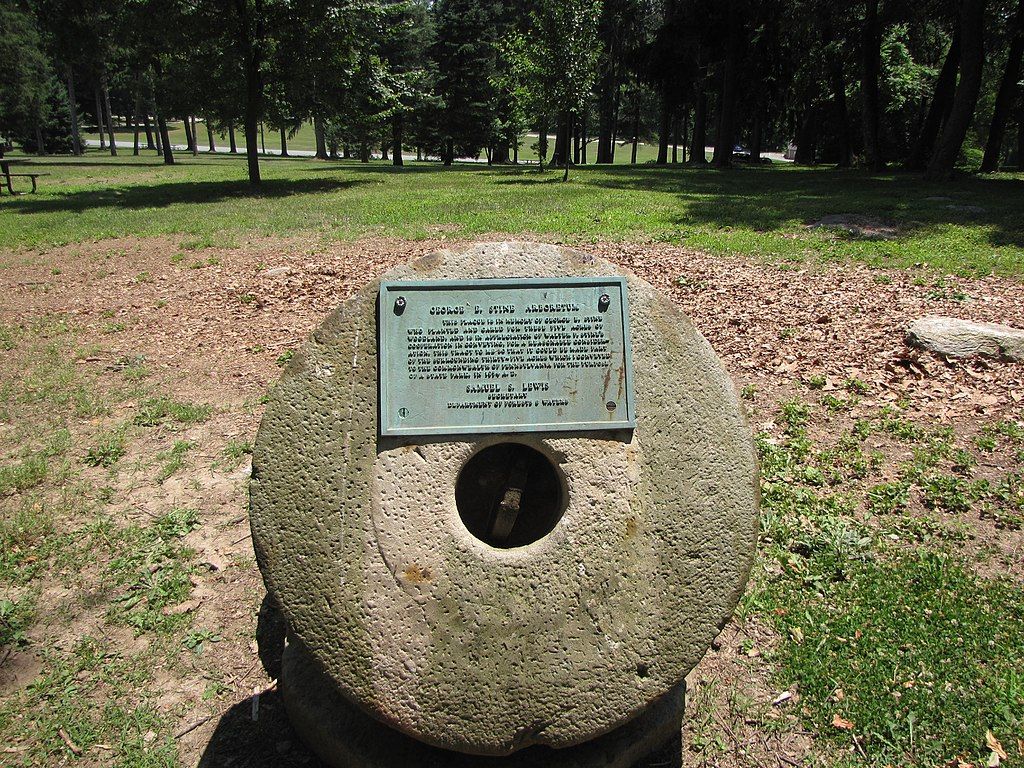 The millstone of Samuel S Lewis State Park