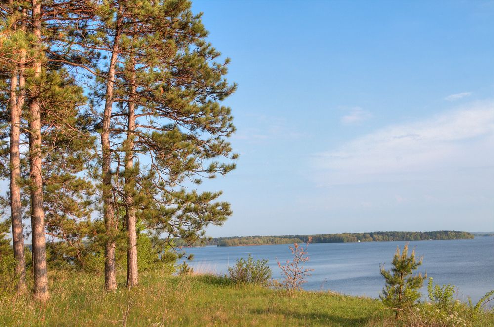 Scenic view of Lake Wissota State Park