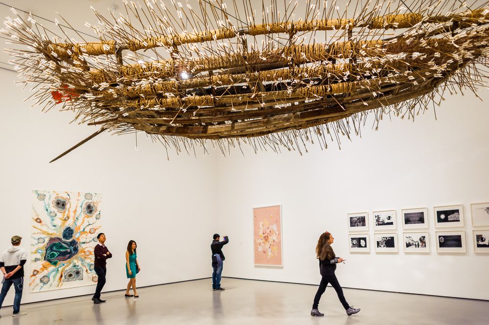 Interior of the Museum of Modern Art