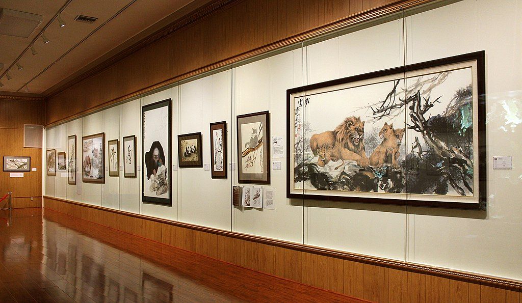 H.H. Dorje Chang Buddha III Cultural and Art Museum's second floor exhibit