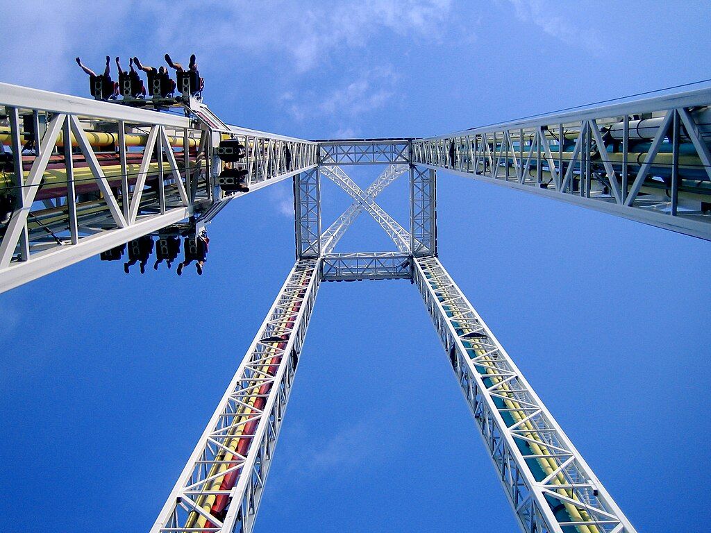 View of Power Tower from below