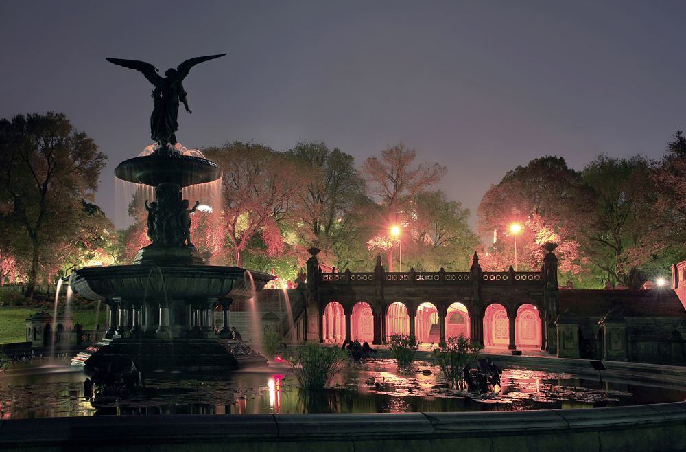 Angel of the waters fountain at Bethesda Terrace