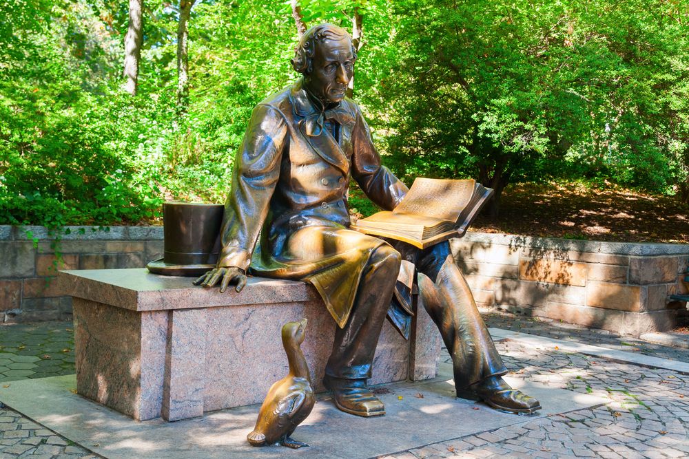 Hans Christian Andersen Monument at Central Park