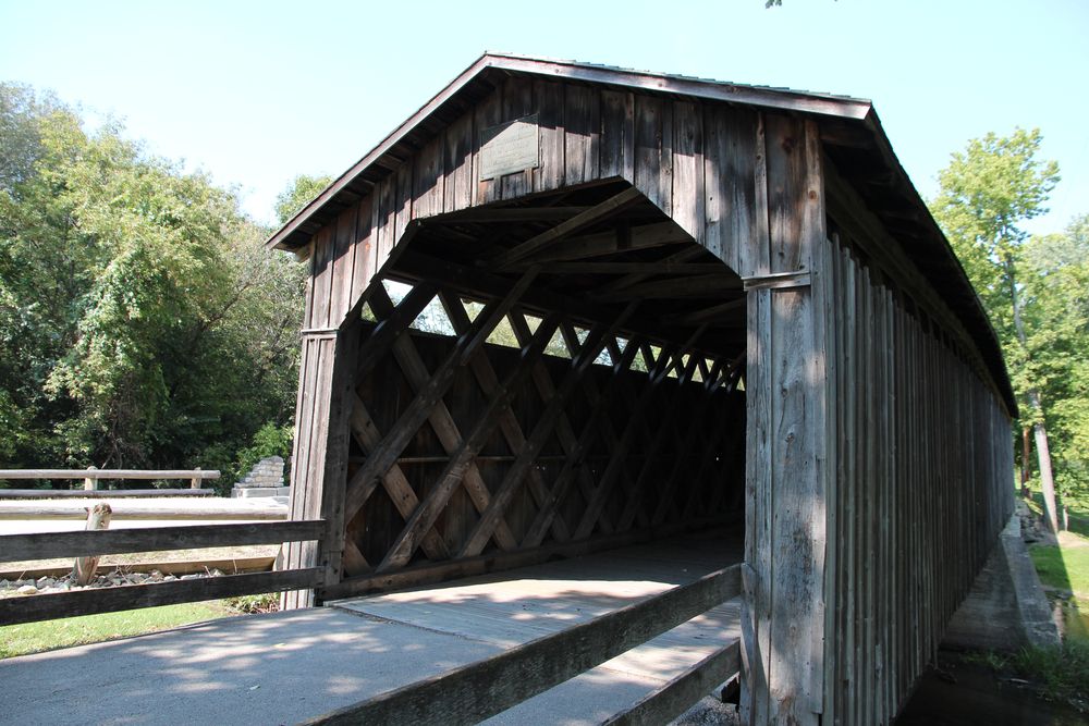 View of Cedarburg Covered Bridge