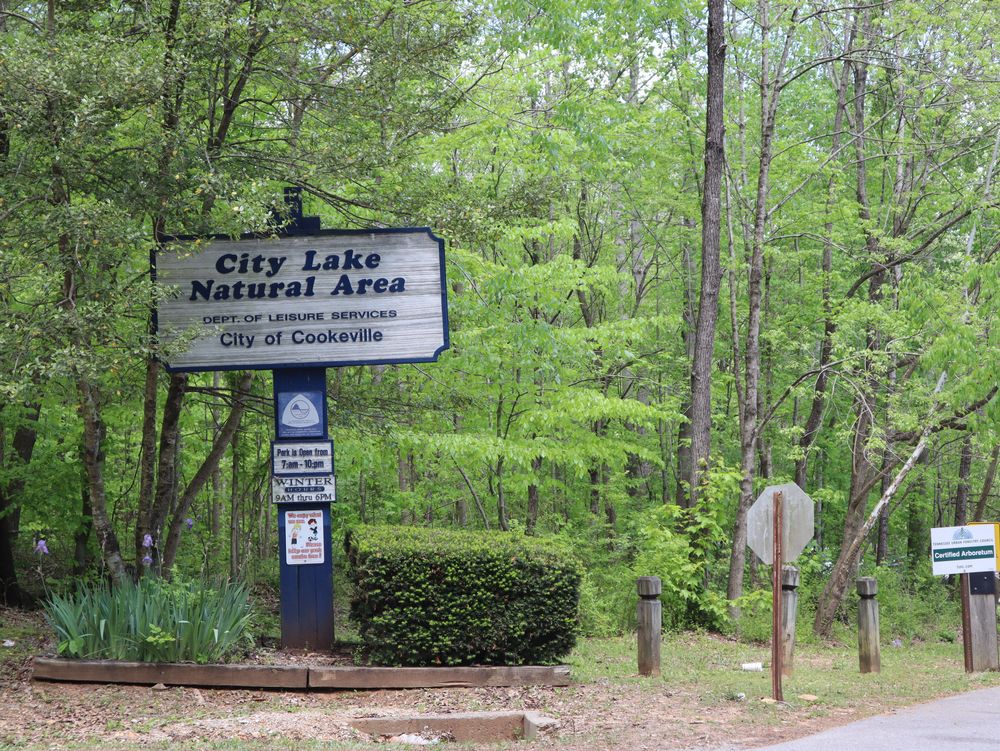 Signage of City Lake Natural Area