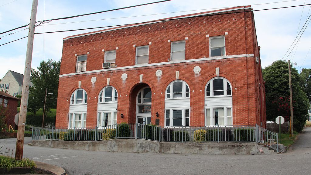 City hall at Copperhill Historic District