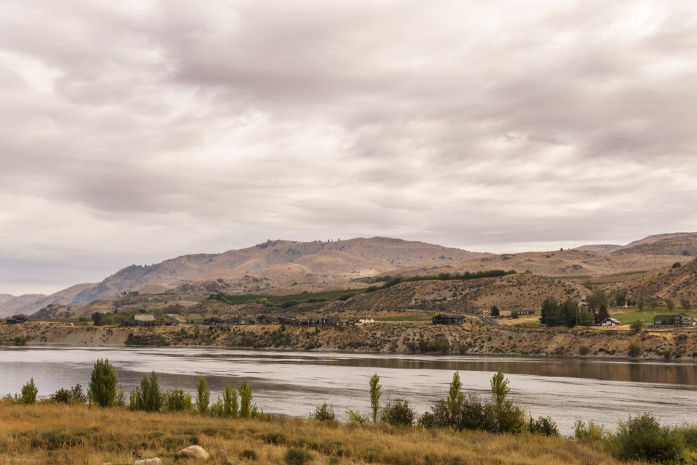 The waters of Columbia River