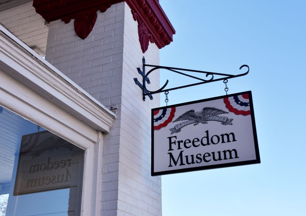 Signage of Freedom Museum
