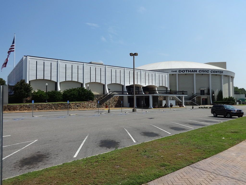 Exterior of Dothan Civic Center