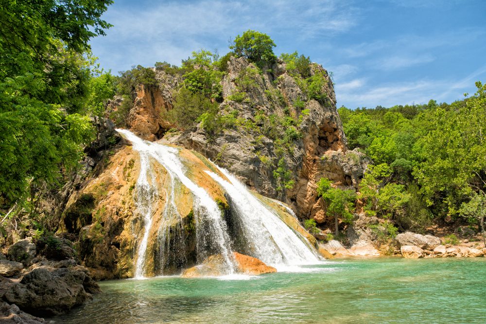 Daytime view of Turner Falls Park