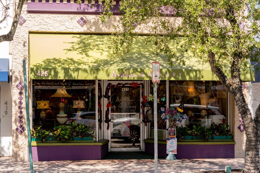 Exterior of Avalon Gallery