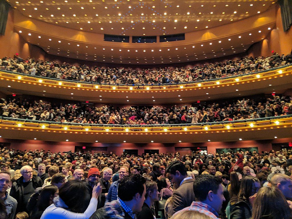 Crowd in Aronoff Center for the Arts