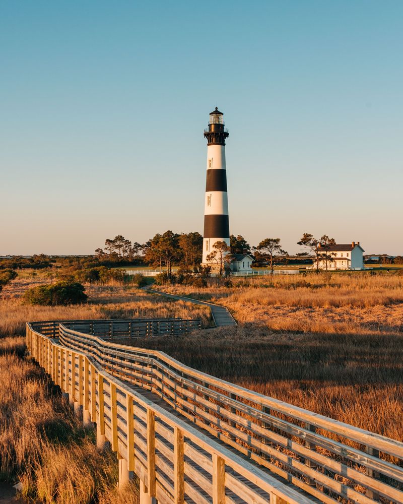 Scenic view of Bodie Island Lighthouse