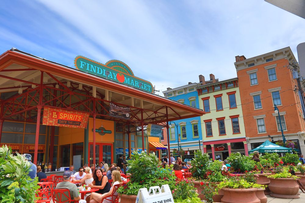 Daytime view of Findlay Market