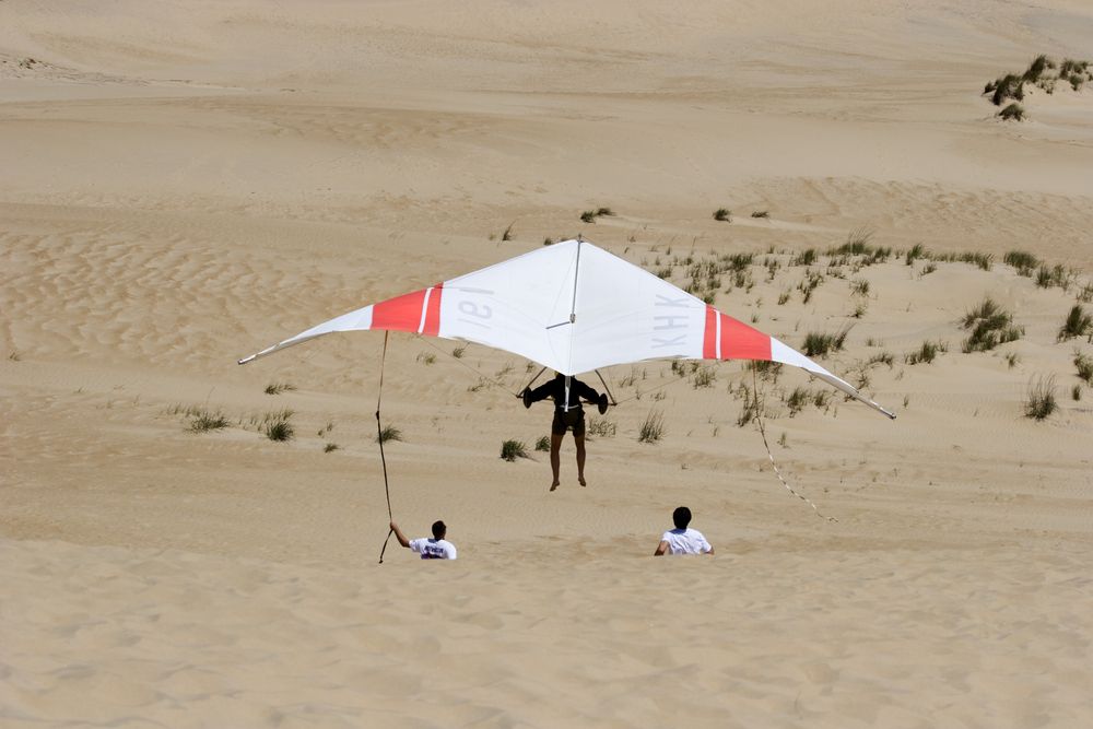 Hang-gliding at Jockey's Ridge State Park