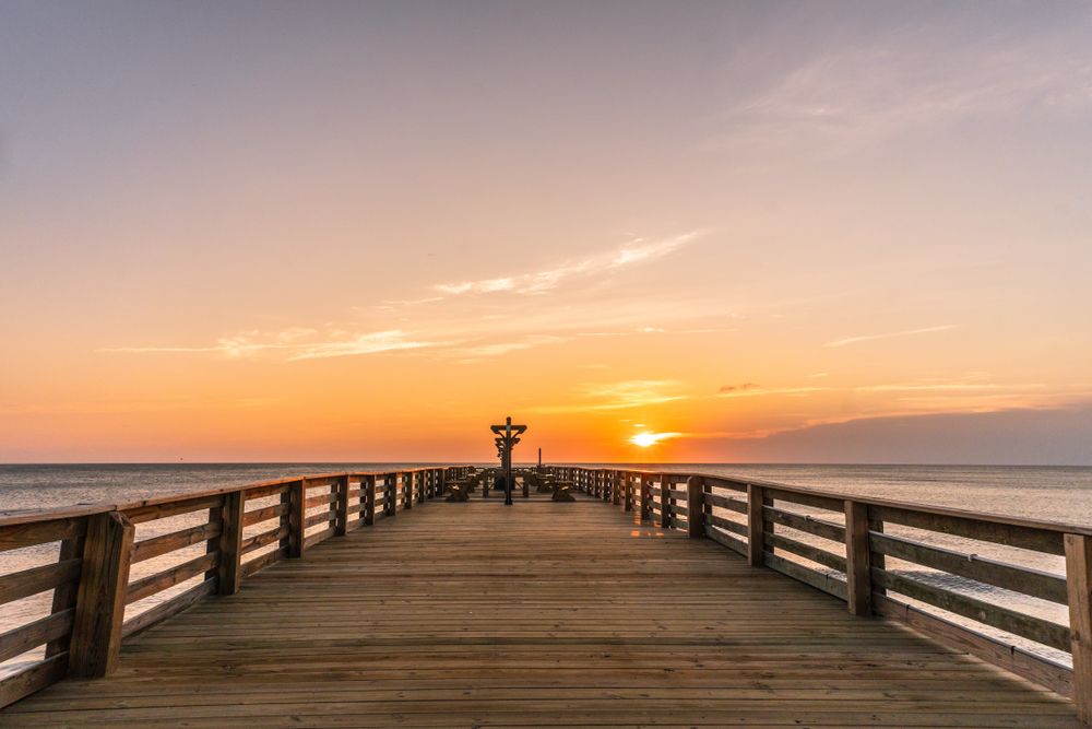 View from within Kitty Hawk Pier