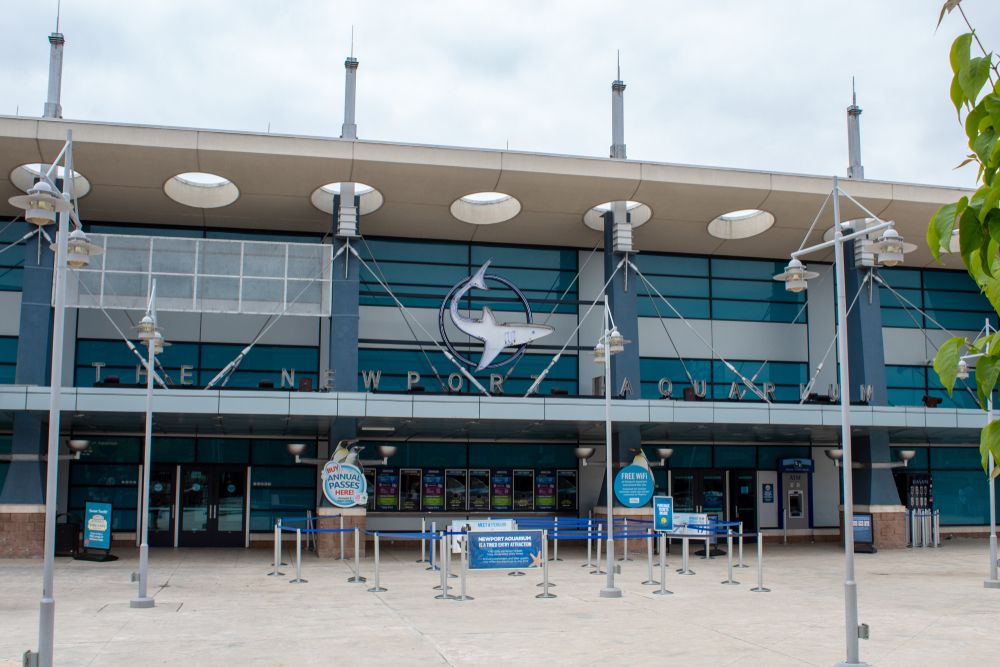 Exterior of Newport Aquarium