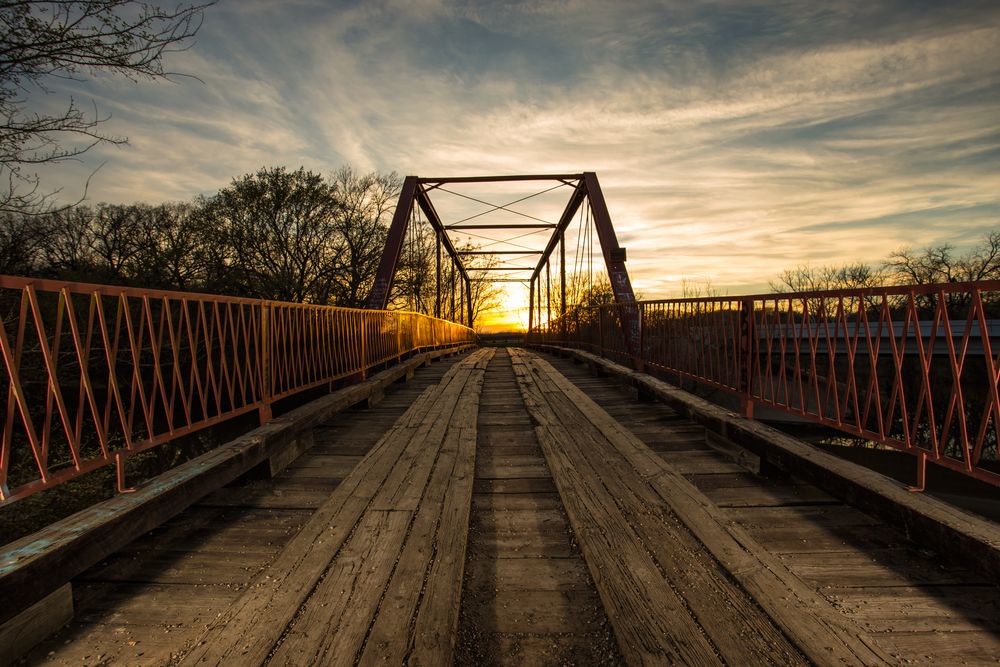 Pathway of the Historic Old Alton Bridge