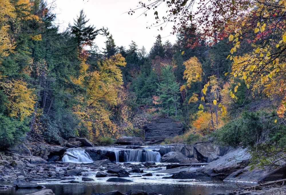 The waters of Swallow Falls State Park