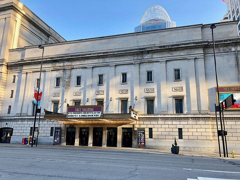Front view of Taft Theatre