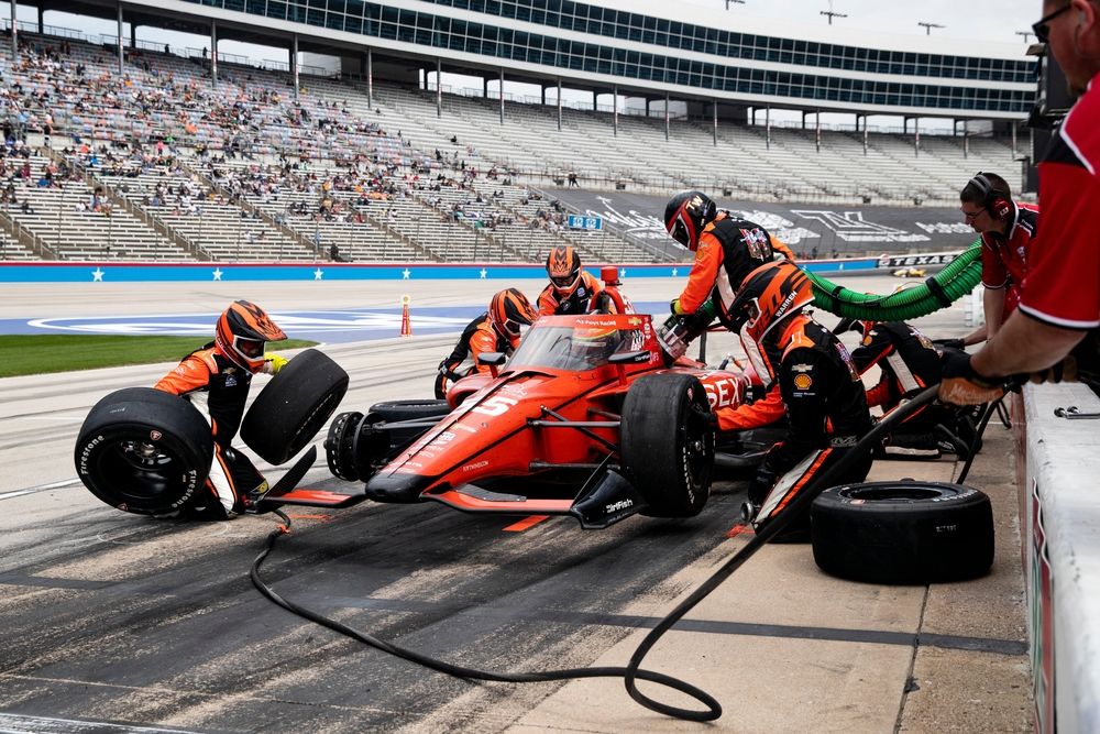 Pit stop at Texas Motor Speedway