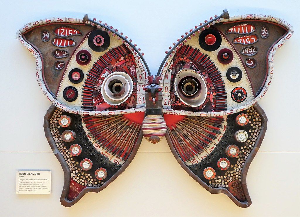 Butterfly display in Center of Science and Industry