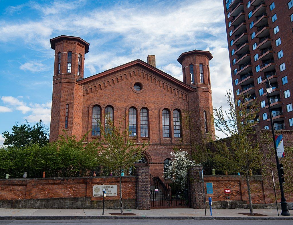 Front view of Cultural Arts Center's exterior