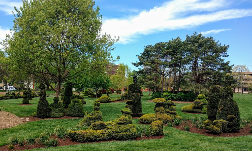 Scenic view of Topiary Park