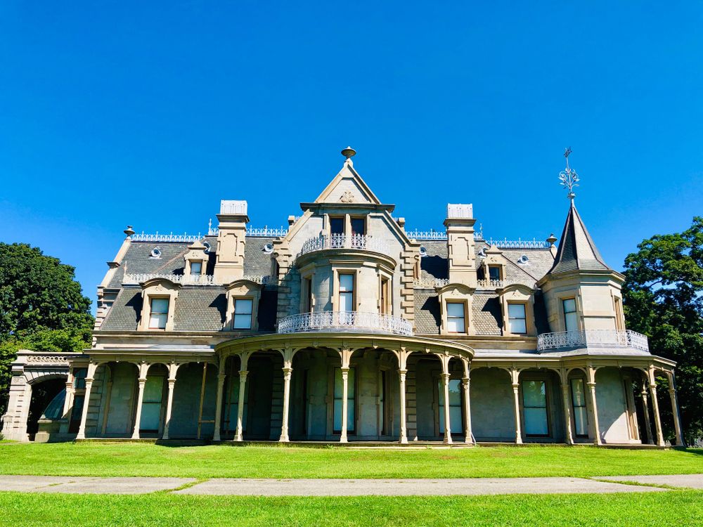 Exterior of the Lockwood-Mathews Mansion Museum