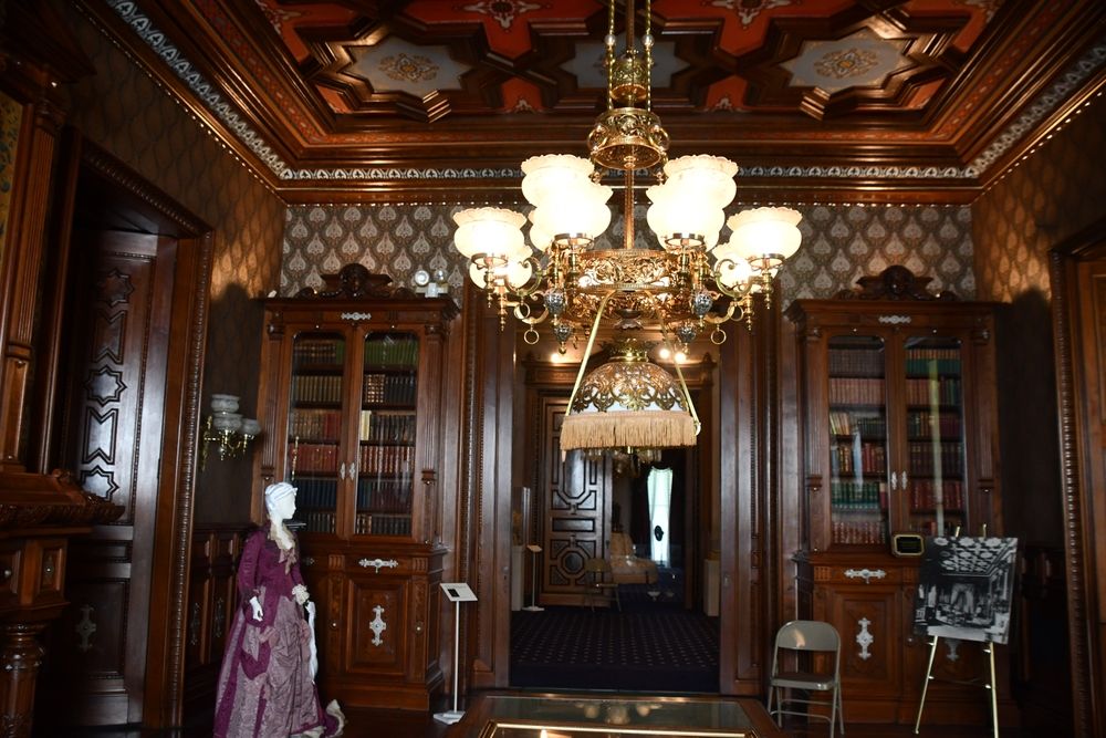 Interior of the Lockwood-Mathews Mansion Museum