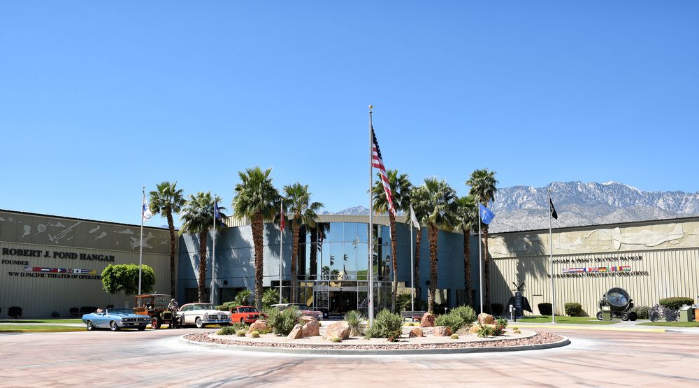 Exterior of the Air Museum.