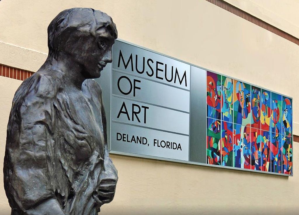 Building sign of Museum of Art — Deland