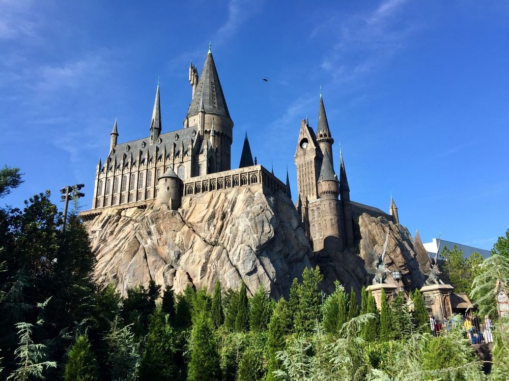 Scenic view of Wizarding World of Harry Potter at Universal Studios Orlando