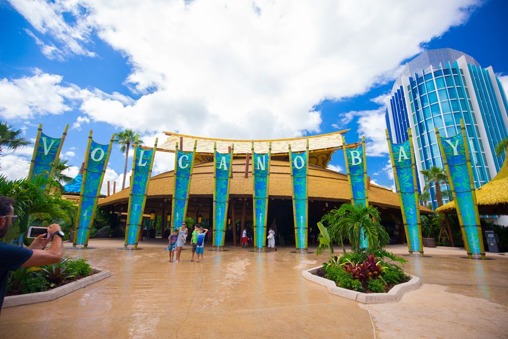 Entrance to the Volcano Bay