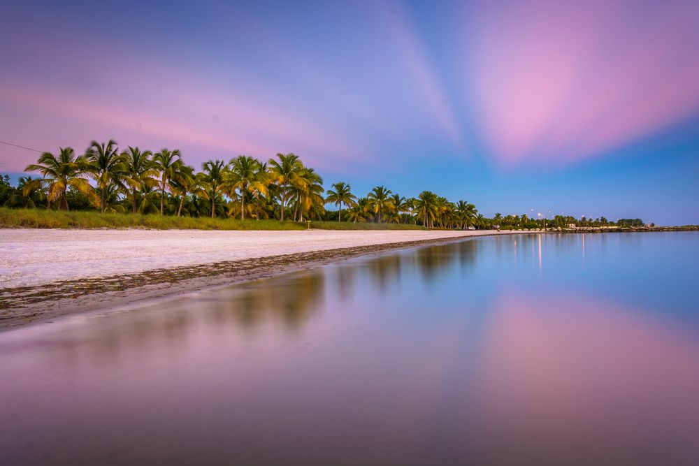 Sunset in Smathers Beach