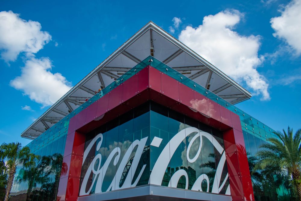 Top half and name of Coca-Cola Store