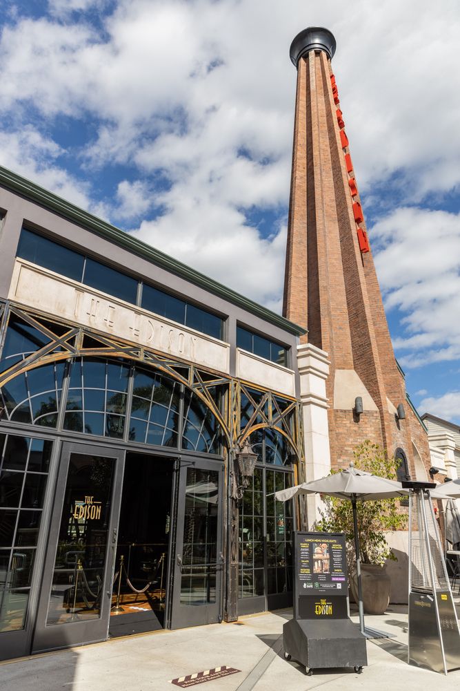 Exterior and entrance doors of The Edison