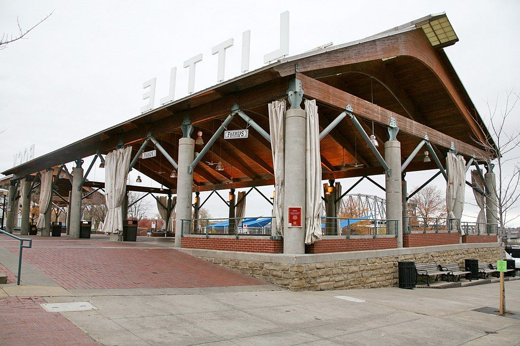 A shed at River Market Entertainment District