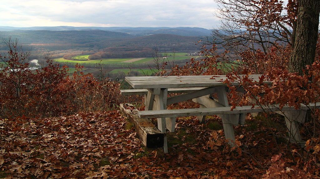 Scenic view from Pocumtuck Ridge Trail