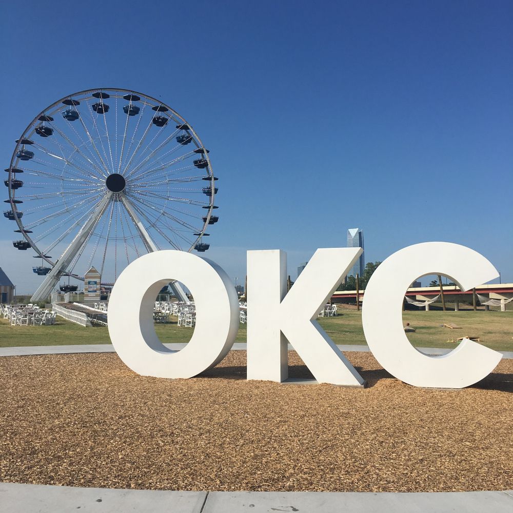 Daytime view of the Wheeler Ferris Wheel