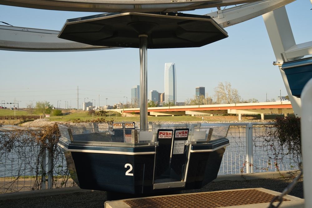 Gondola of the Wheeler Ferris Wheel