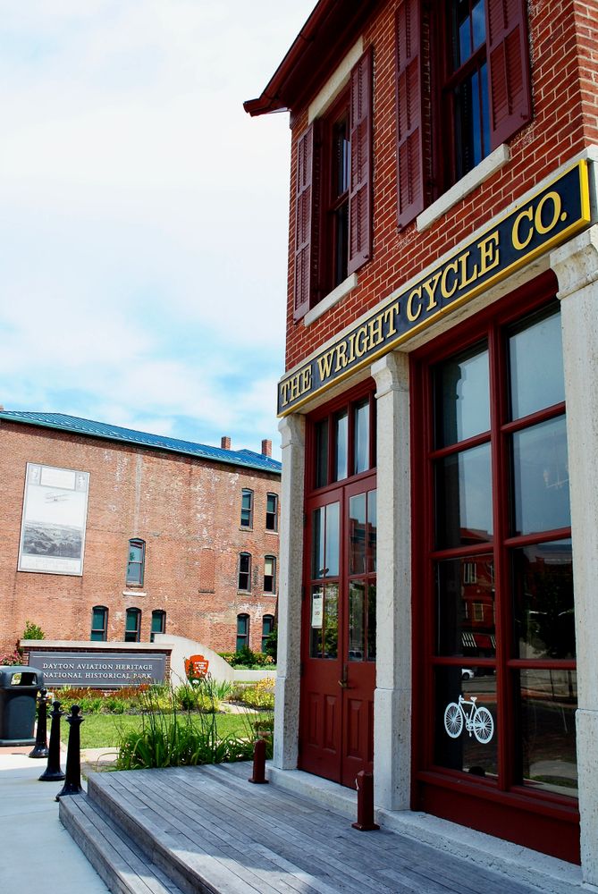 Exterior of the the Wright Cycle Company Complex