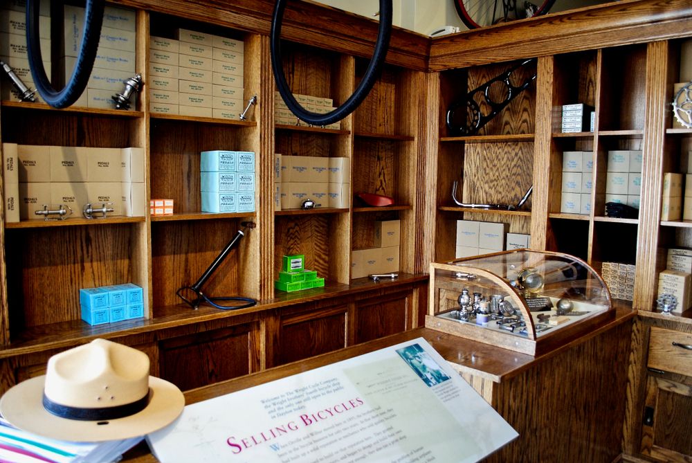 Interior of the Wright Cycle Company Complex